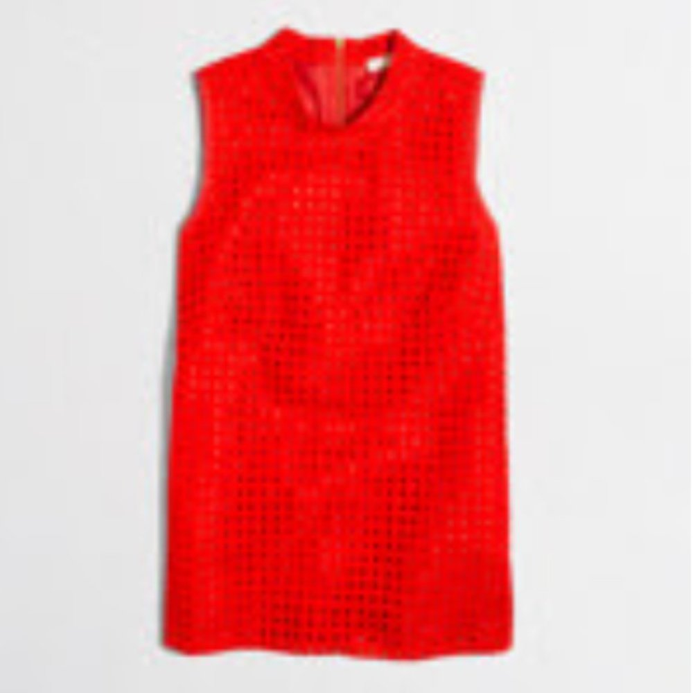 Jcrew Eyelet Shell Top - vibrant flame - $20 o.b.o